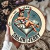 Металлическая вывеска Sailor Jerry Spiced Rum Ретро-стиль Идеально для декора спальни, кухни, столовой Уникальный семейный подарок