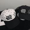 Smiling Face Polka Dots Star Letters Baseball Cap Women Deepen Big Head Circumference Casual Versatile Baseball Cap Men Trend