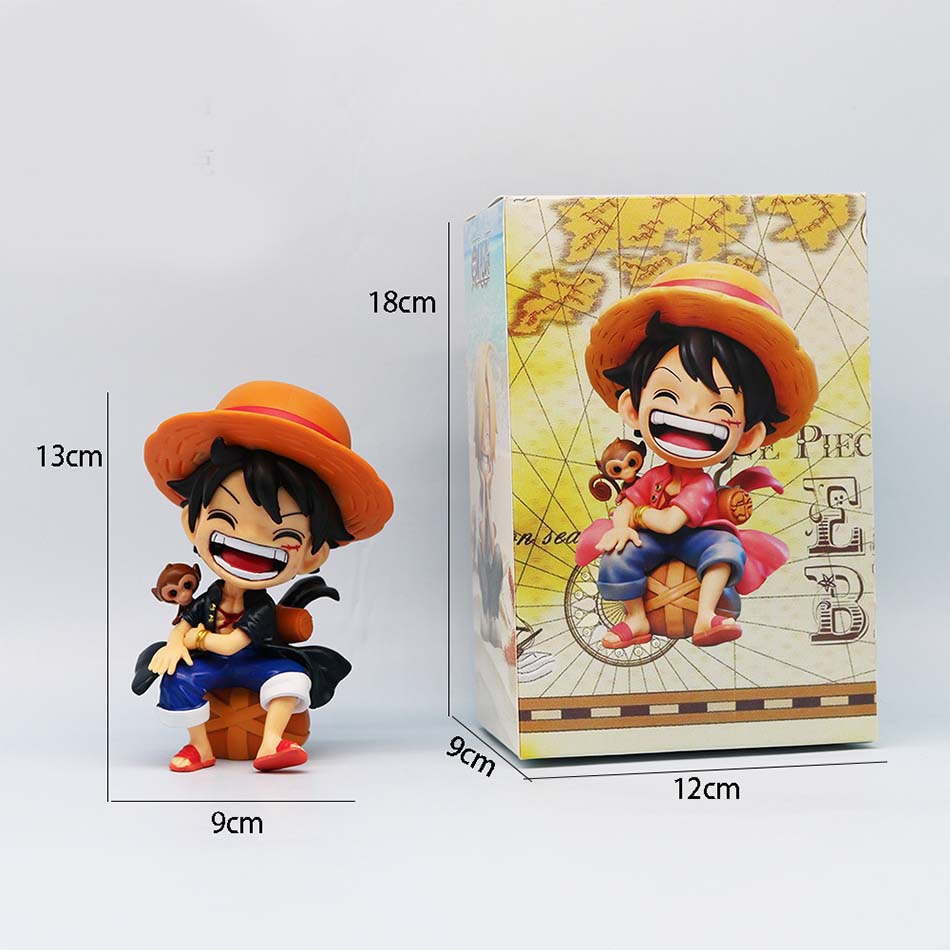 Горячая распродажа Фигурка Аниме One Piece Сидящий Смеющийся Луффи Фигурки Действия Кавайный Санджи Зоро Фигурка Коллекция Игрушки Кукла Подарок Модель