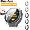 Стекло+Чехол для Huawei Watch GT6 Pro 46мм Стекло Защитная пленка для экрана от царапин и Жесткий ПК Защитный бампер для GT 6 Аксессуары