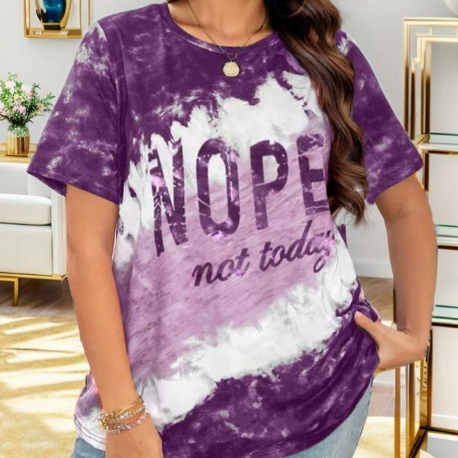 2025 New Positioning Letter Printed Loose T-shirt