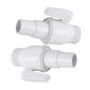 Efficient 2 Way Pool Filter Replacement Non-Corrosive Valves Ball Valves Replacement Easy Installation for Pool Plumbing