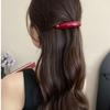 Korean Retro Hair Clip: 2024 High-End Horizontal Banana Clip for Women's Bun