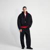 Calvin Klein Модная повседневная мужская куртка с воротником-стойкой из хлопка, цвет «космический черный» 40346MF