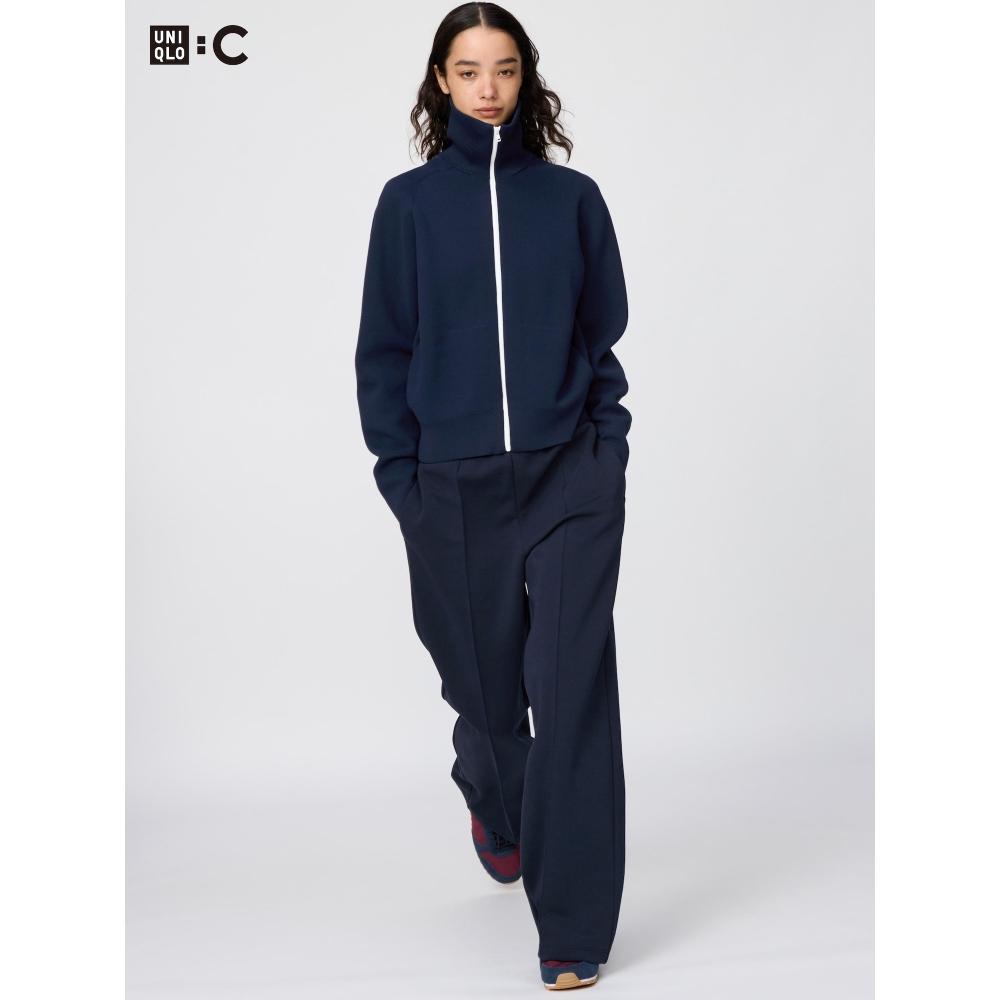 Uniqlo Япония Свитшоты Прямые Брюки Длинные