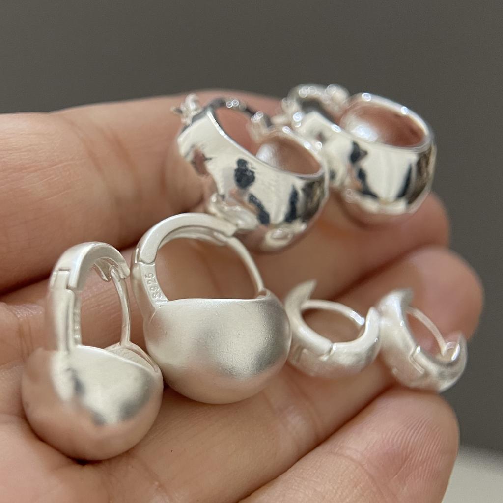 Xiaomi 925 Sterling Silver Earrings For Women Trendy Simple Shinning Ball Earring Jewelry Prevent Allergy Party Christmas Accessories