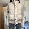 Белая короткая пуховая хлопковая куртка для женщин Новый стиль Зимняя Поздняя осень Ранняя зима Хлопковая куртка Тонкая Осенне-зимняя хлопковая куртка