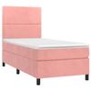 VidaXL Slatted Bed Base with LED Mattress, Upholstered Bed, Single Bed, Adult Bedroom Interior Bed, 3136046