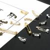 10pcs Stainless Steel Safety Pins DIY Rustproof Buckle Pin Metal Brooch Badge