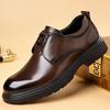 2025 Spring New Men's Trendy Leather Shoes Men's Business Dress Casual Leather Shoes Men's Baita Shoes