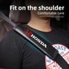 AAADE1 2Pcs PU Leather Car Seatbelt Shoulder Pad Protect Cover For Honda Civic Fit Jazz Accord Pilot CRV Odyssey Passport City Shuttle