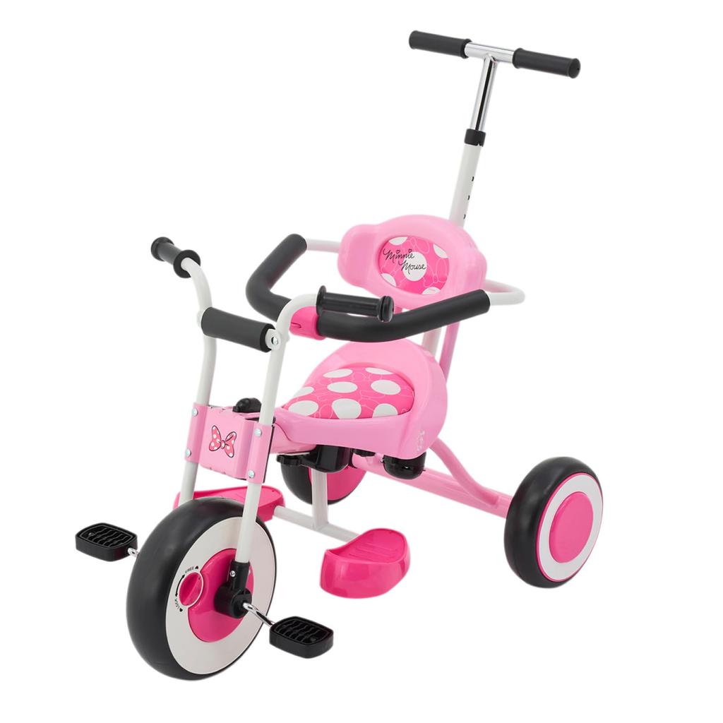 EC Ides Disney Tricycle with Foot Push Safety Passes SG Infants [Official Limited] (Minnie) Step, Rod, Bar, Standards, Children,