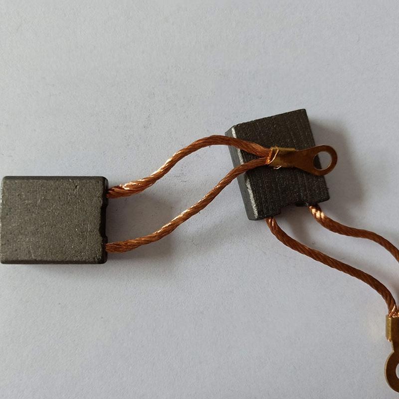 Carbon Brushes 21x18x7mm 1351 1601 Compatible for Angle Grinder Electric Motor Power Tool Replacement Repair Part 1 Pair