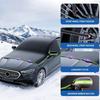 Магнитный чехол на лобовое стекло автомобиля, 4-слойный чехол для лобового стекла, защита от снега, льда, солнца и мороза для большинства автомобилей, внедорожников, грузовиков