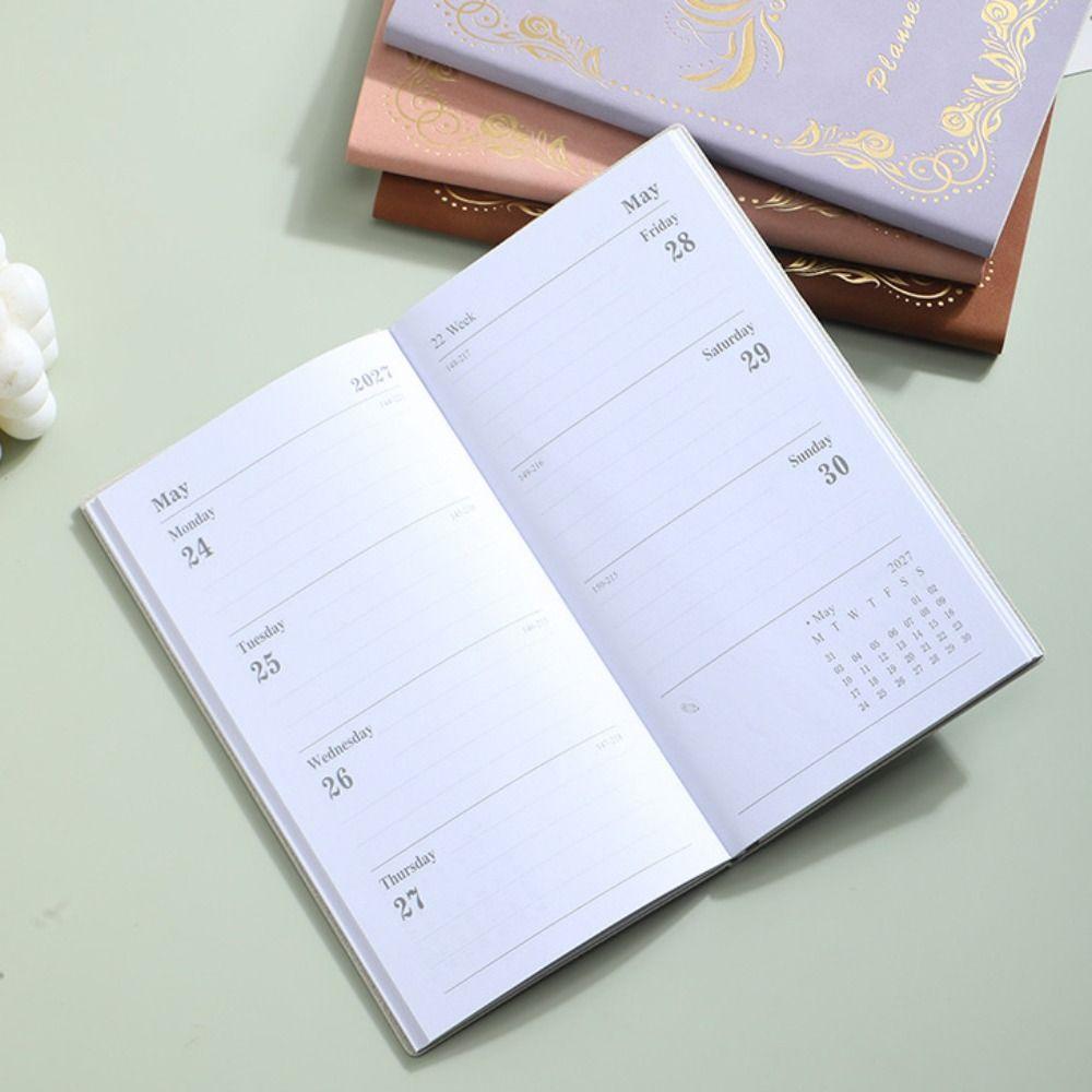 A6 2027 Schedule Planner Notepad English To-do List Notebook Personal Schedule Journal Business