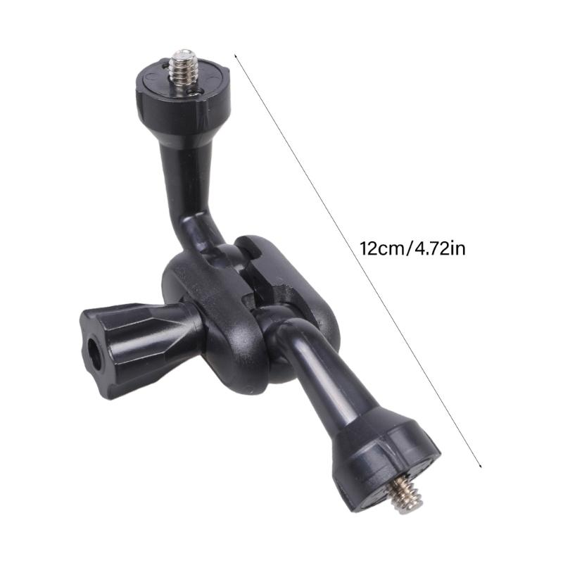 Adjustable 12cm 1/4 Male Screw Rod With 360 Rotating For Camera Mounts Tripods Microphone Holders Photography Accessory