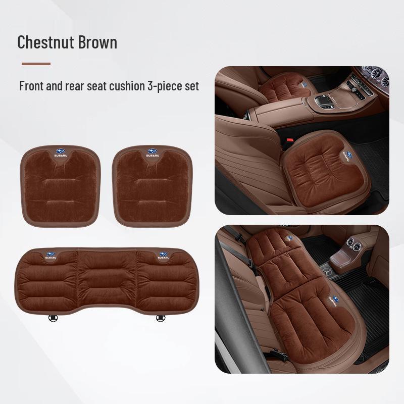 Зимняя теплая фланелевая подушка на сиденье для Subaru BRZ, WRX, Forester, Outback, Crosstrek