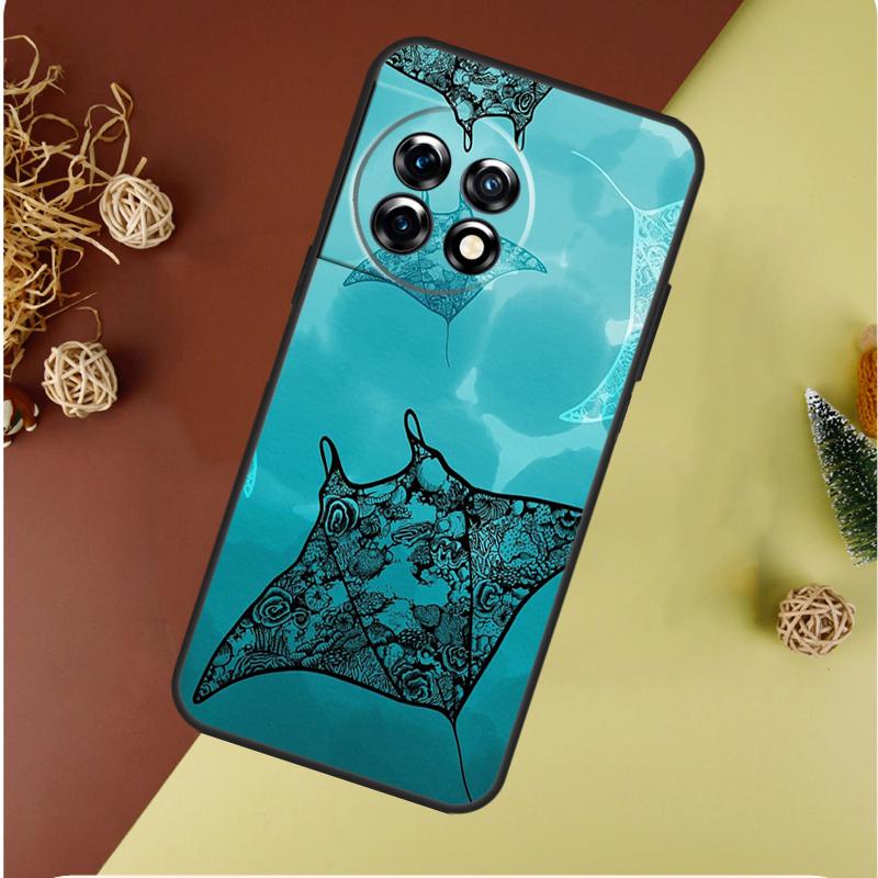 Чехол для телефона Animal Manta Ray для OnePlus 13 13R 12 12R 11 9 10 Pro 8T 9RT 10T 10R N20 N30 Nord CE 2 3 4 Lite