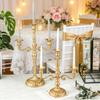 Винтажный металлический подсвечник Свадебный centerpiece Ретро домашний декор Фото реквизит Настольный