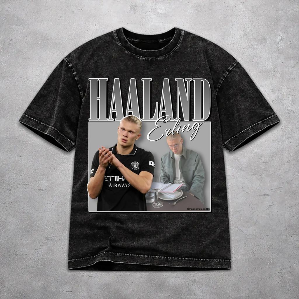 Haalands T Shirt Harajuku Style For Men Women 100 Cotton Tee Shirts Clothing