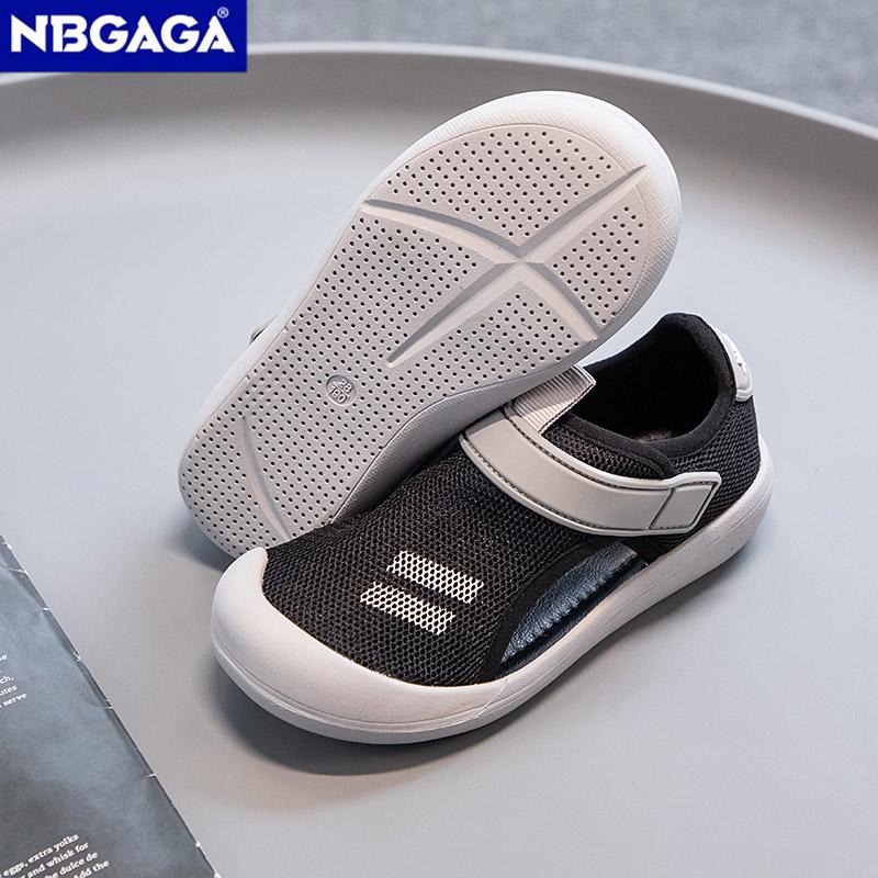 Летние детские сандалии для мальчиков и девочек, модная спортивная пляжная обувь для малышей, уличные детские дышащие повседневные сандалии, размер :23-36