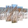 Five Piece Picture Canvas Print Sea Beach Dunes