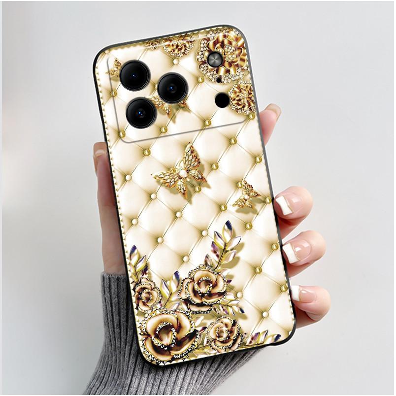 Для Doogee Note56 Чехол Для Doogee Note 56 Чехол для телефона Эстетичный Роскошный Милый Крутой Мальчик Девочка Черный Матовый Мягкий силикон Задняя крышка