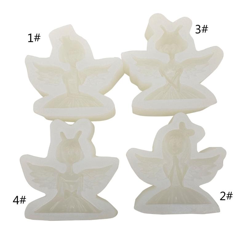 Форма для торта «Крыло ангела принцессы» Форма для торта из помадки Пищевая силиконовая форма Инструменты для выпечки Сахарная форма Форма для шоколадной помадки