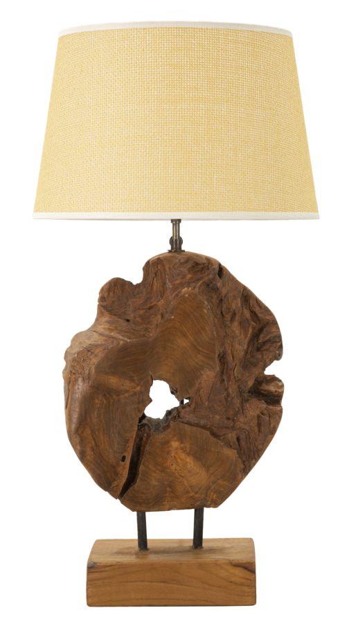 Lampada Teak Da Tavolo Kepala Cm Ø 35X69