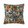 Modern Ballerina Cappuccina Italian Brainrot Meme Throw Pillow Covers Bedroom Decoration Cushion Cover Polyester Cozy Pillowcase