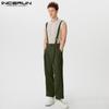 INCERUN Мужские подтяжки комбинезоны комбинезоны комбинезоны подтяжки брюки-карго