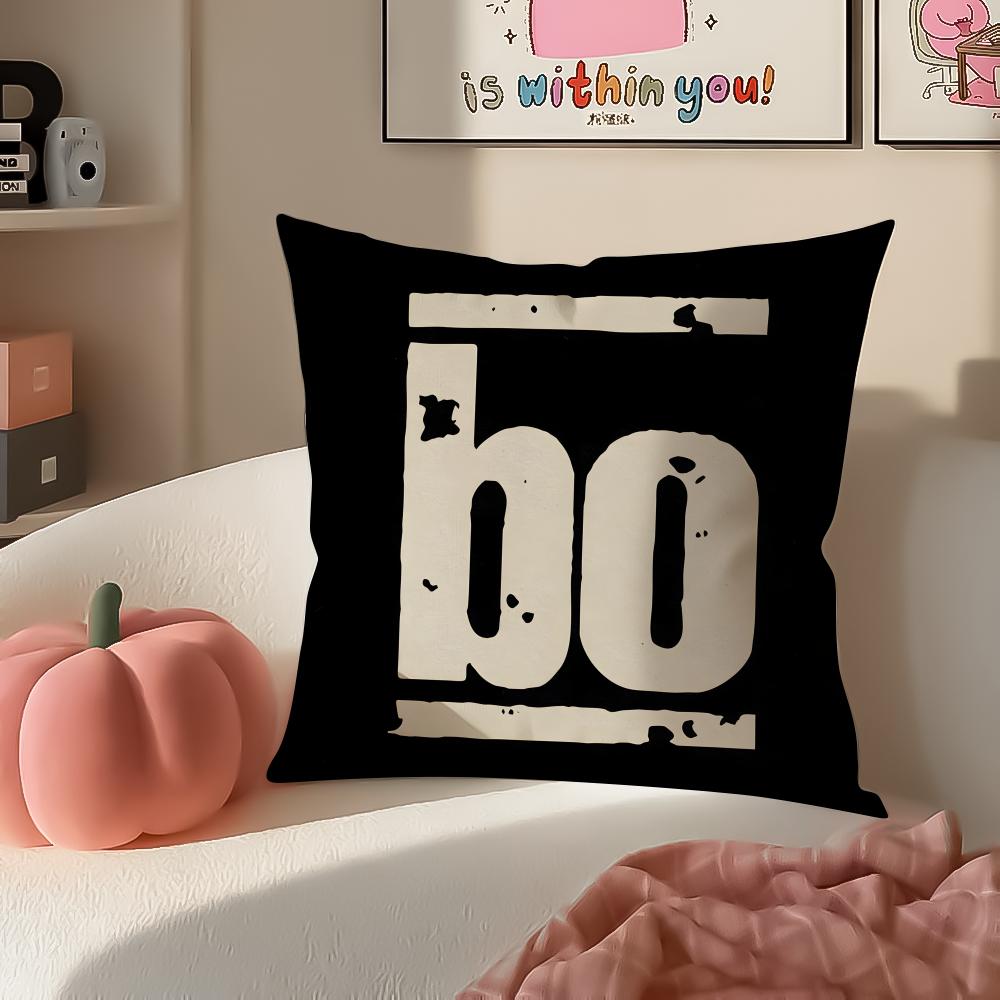 BBohse OOnkelz Cushion Cover Pillowcase Short Plush Invisible zipper Room Sofa Cushion Cover