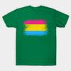Unisex Fashion TShirt Pansexual Flag Print TShirt Plus Size XS-6XL T-Shirt 100%Cotton Tops O Neck Short Sleeve Tees