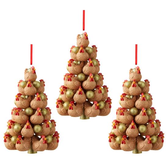 Подвеска-пирамидка с животными, Подвеска на новогоднюю елку с животными, 2D акриловое подвесное украшение для рождественской елки, брелок для рюкзака, для автомобиля