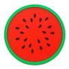 Jelly Color Fruit Shape Coasters Creative Skid Insulation Silica Gel Cup Mat