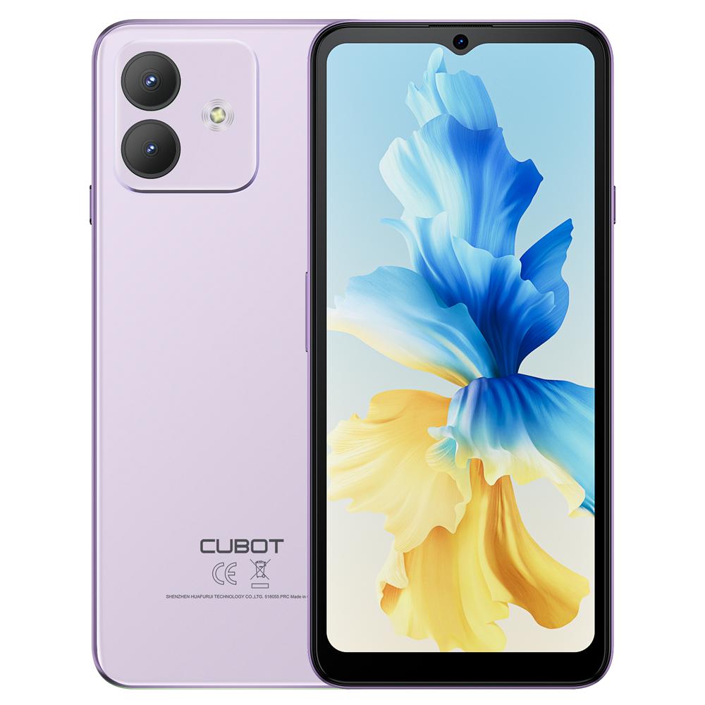 Cubot Note 40 Smartphone, 12GB RAM (6GB+6GB Extended) + 256GB ROM, 50MP Main Camera, 6.56" 90Hz Display, 5200mAh Battery, GPS