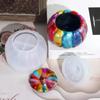 Handmade Creative Shape New Pumpkin Jar with Lid Silicone Mold Jewelry Storage Box Plaster Mold DIY Plaster Resin Crafts
