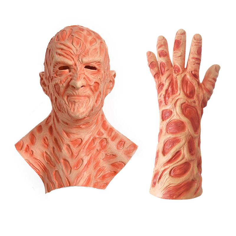 Horror Masquerade Supplies Full Face Adult Mask Halloween Latex Head Scary Mask