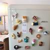 Three-Dimensional Cute Food-Shaped Magnetic Refrigerator Decor