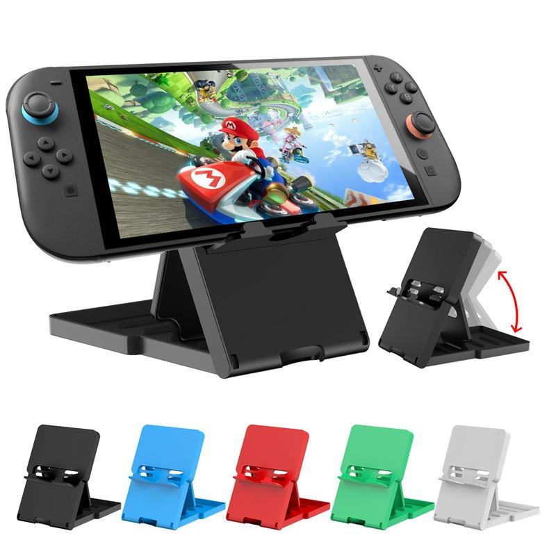 Регулируемая подставка для игровой консоли Nintendo Switch Lite/OLED, складной держатель-подставка для мобильного телефона на стол, основание