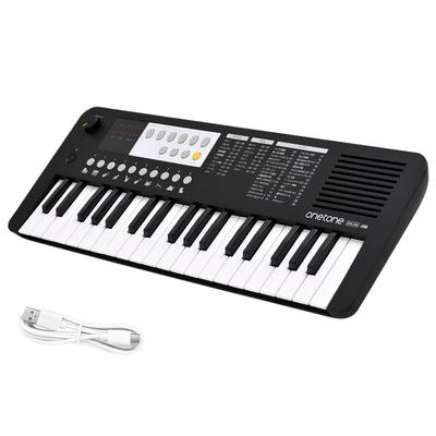 ONETONE One Tone Electronic Mini 37 LED японская кабельная клавиатура, клавиши, дисплей, совместимость с USB-MIDI, возможность письма, OTK-37M/BK (USB-накопитель в комплекте)