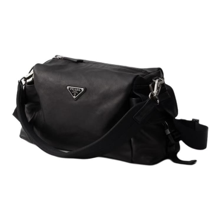 PRADA Explore Cow Leather Shoulder Bag Men's Black 2VH206_2HE8_F0002_V_OOO