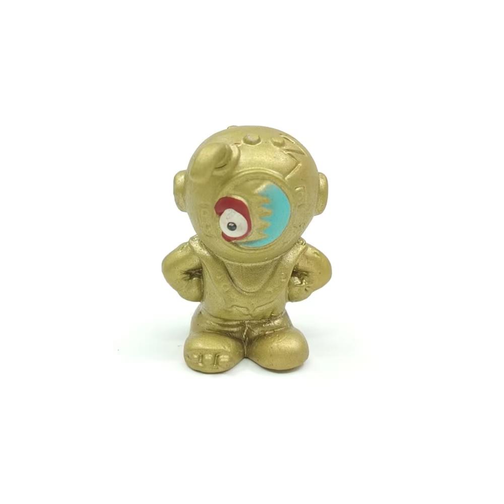 Original Zomlings ULTRA Rare GOLD Silver Superzings Styles PVC Action Figures Limited Collection Spanish Toy Boys Birthday Gift