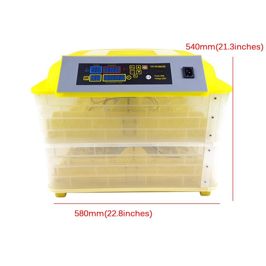 100W Automatic Eggs Incubator Brooder Bird Quail Chick Hatchery Incubator Poultry Hatcher Turner Farm Incubation Tools AC110V/220V 50/60HZEU/US