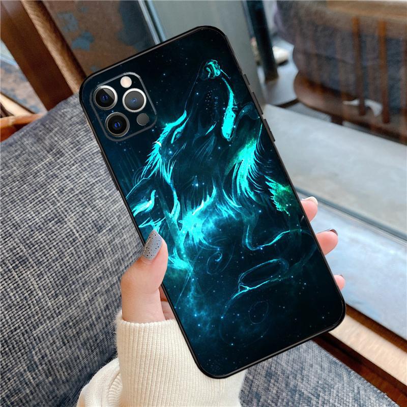 Чехол для телефона 'Звездный Волк' для iPhone 16 14 13 12 11 15 Pro Max 12 13 mini XR 15 16 Plus 16e Защитный корпус