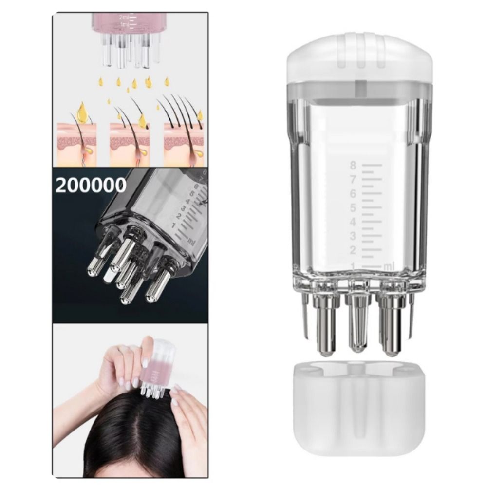 Пластиковый аппликатор для кожи головы Мини-массажер для волос и головы Жидкий направляющий массажер Лечение кожи головы