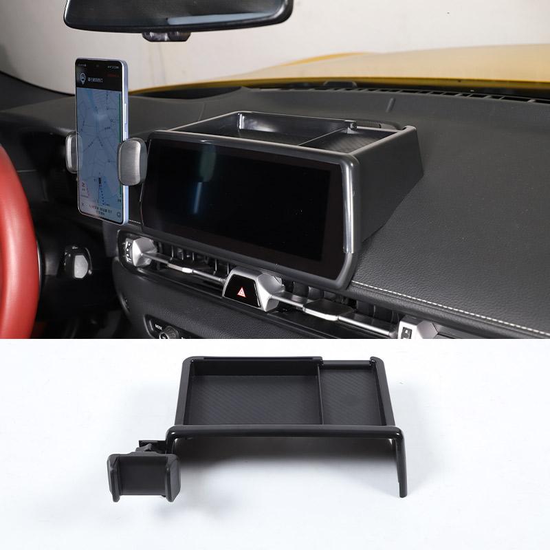 Car Central Screen Rear Phone Holder Storage Box Phone Holder Tray For Toyota GR Supra A90 2019-2025 Car Accessories