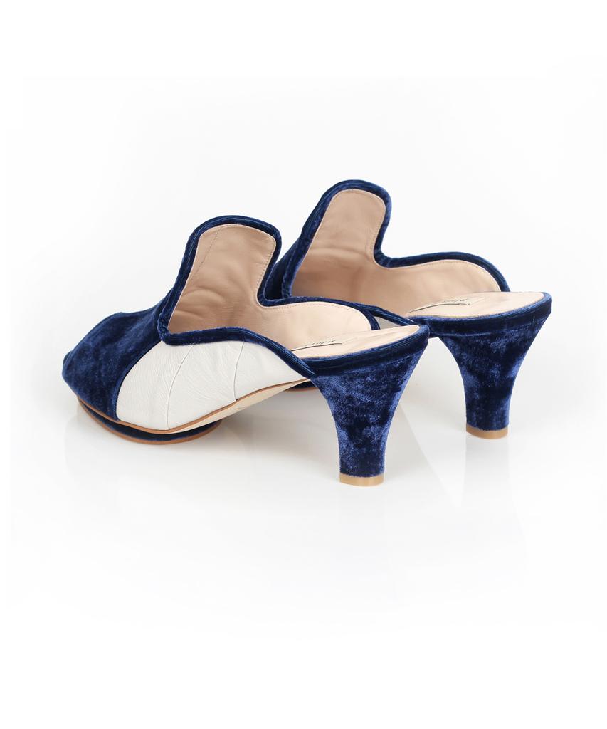 Pleiades Collar Mule - Blue
