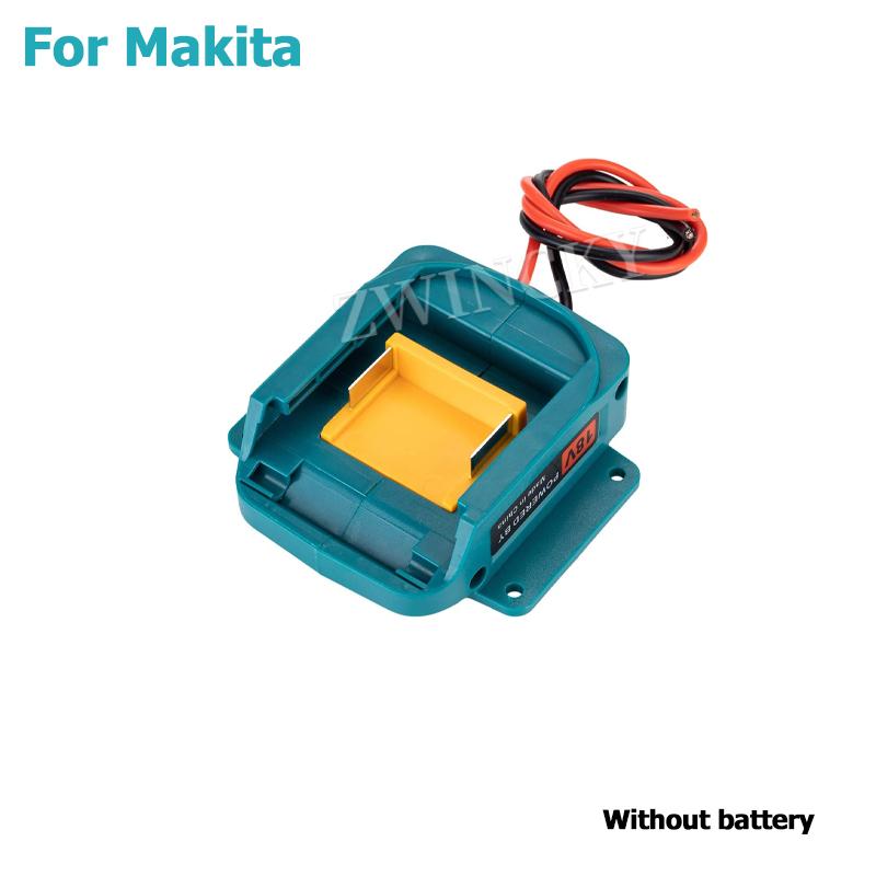 For Makita 14.4V 18V Li-ion Battery Adapter DIY Battery Cable Connector Output Adapter BL1830 BL1840 BL1850 For Electric Drills