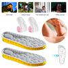 1 Pair 4D Elastic Cloud Breathable Soft Foam Sole Arch Support Shock Absorption Lightweight Sports Insole
